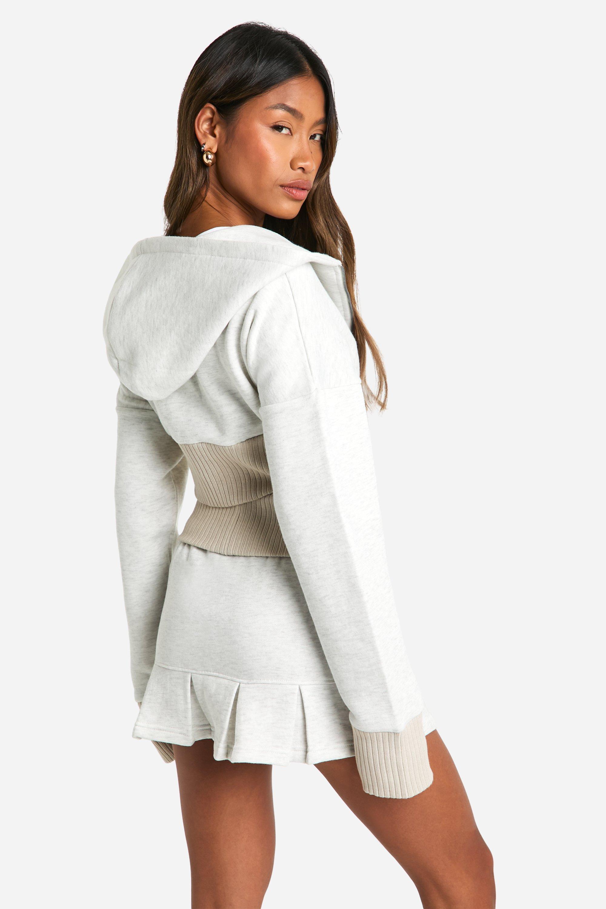 Hoodie with tennis skirt sale